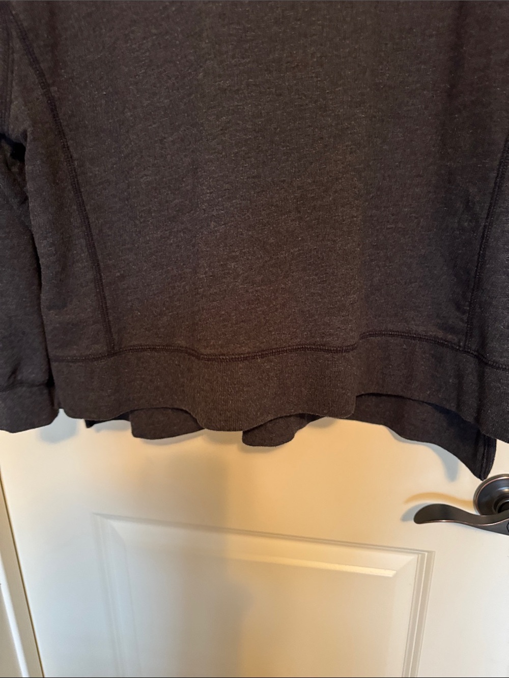 Z Supply Charcoal Crewneck oversized Ragland sweatshirt - Picture 6 of 7